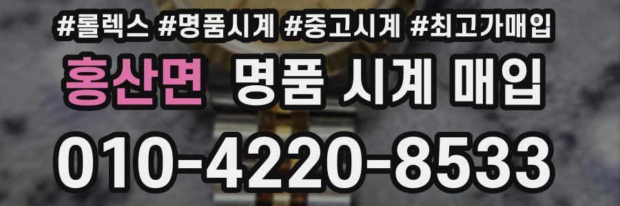 홍산면 명품 시계 매입