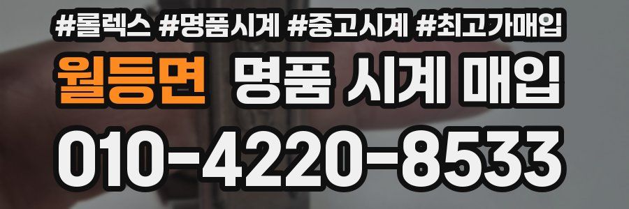 월등면 명품 시계 매입