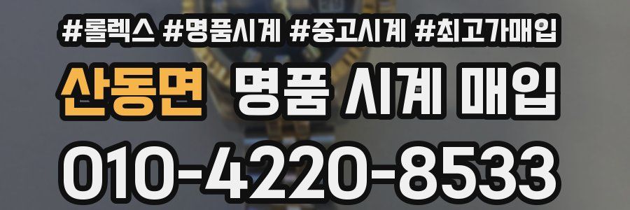 산동면 명품 시계 매입
