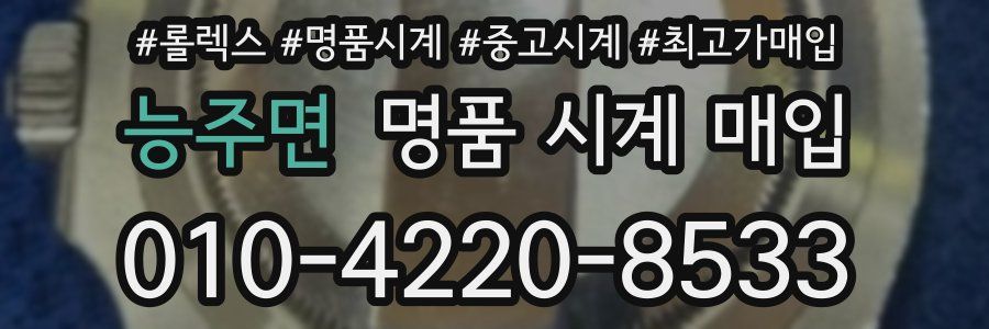 능주면 명품 시계 매입