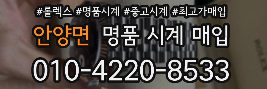 안양면 명품 시계 매입