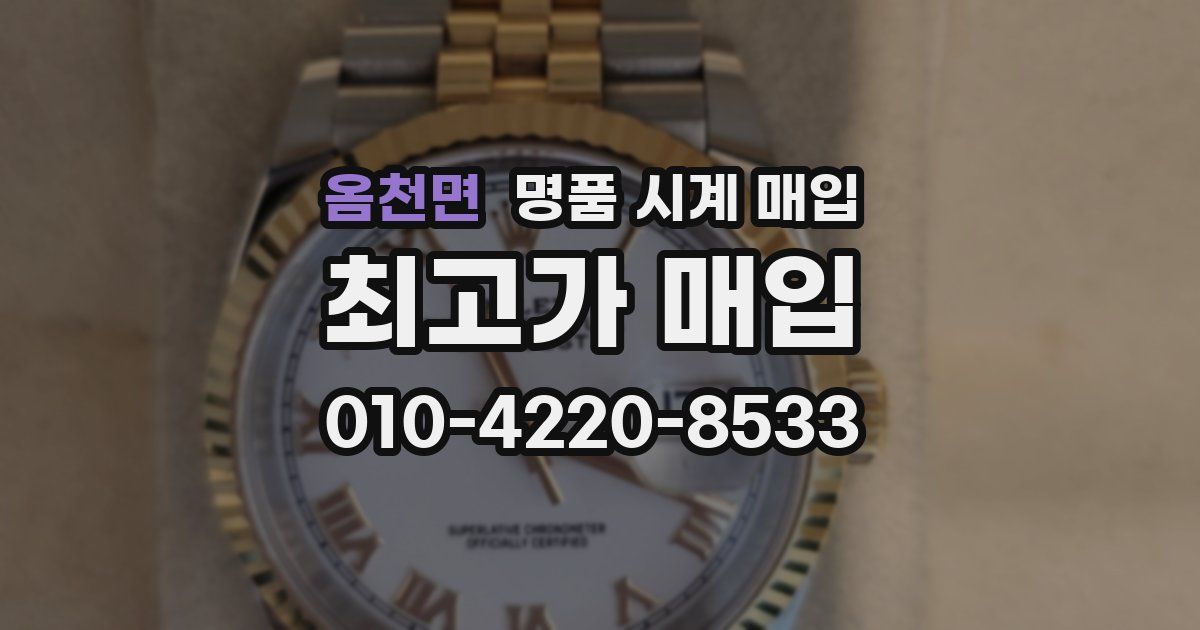 옴천면 명품 시계 매입