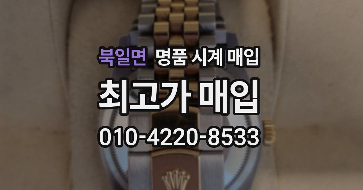 북일면 명품 시계 매입