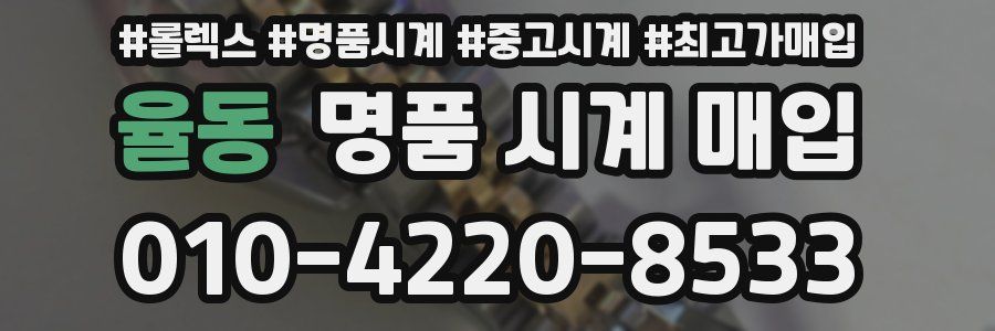 율동 명품 시계 매입