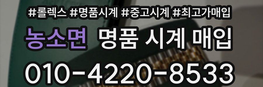 농소면 명품 시계 매입