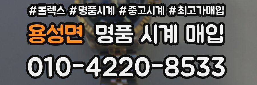 용성면 명품 시계 매입