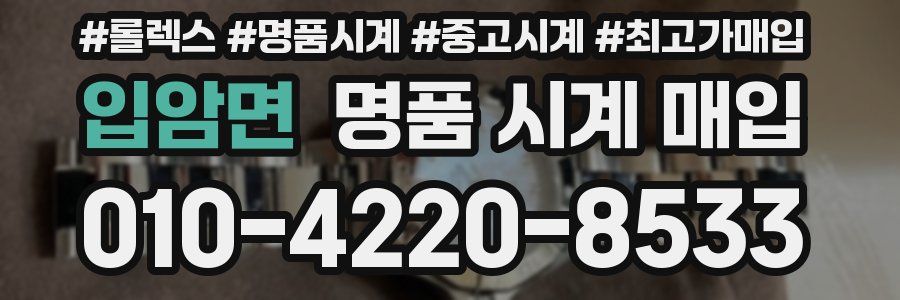 입암면 명품 시계 매입