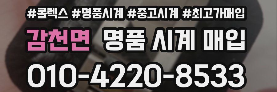 감천면 명품 시계 매입