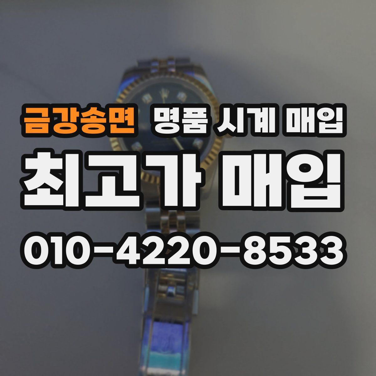 금강송면 명품 시계 매입