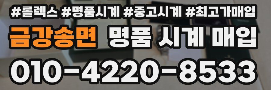 금강송면 명품 시계 매입