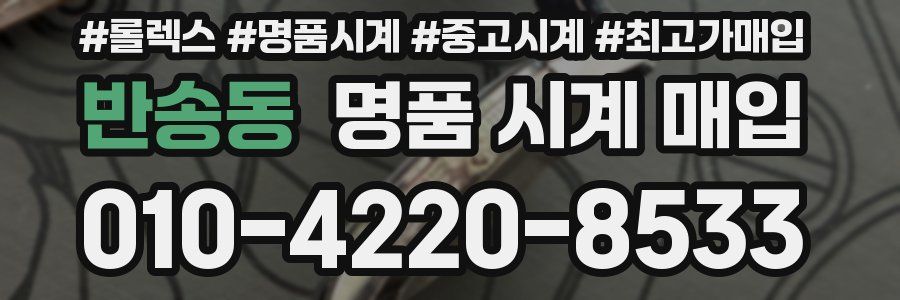 반송동 명품 시계 매입