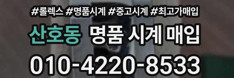 산호동 명품 시계 매입