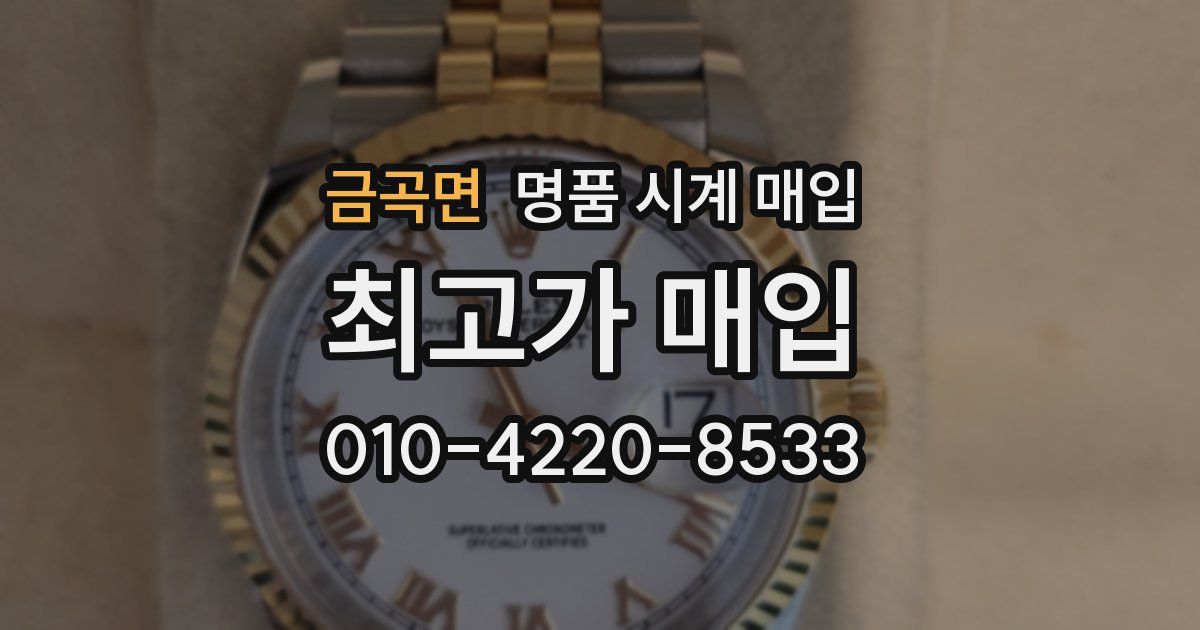 금곡면 명품 시계 매입