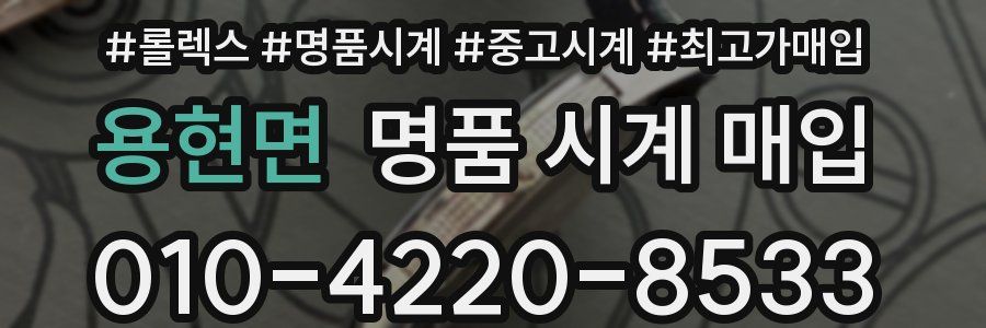 용현면 명품 시계 매입