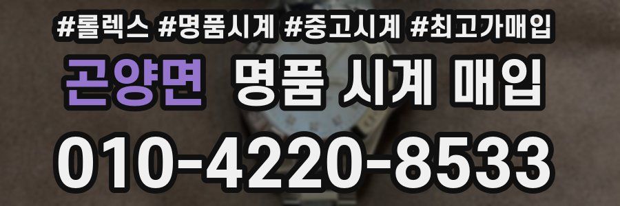 곤양면 명품 시계 매입