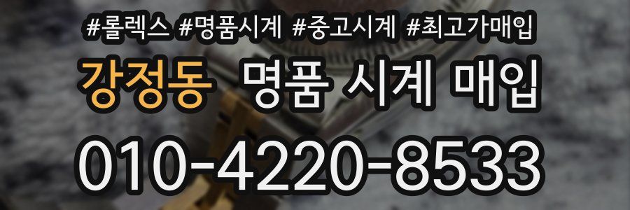 강정동 명품 시계 매입
