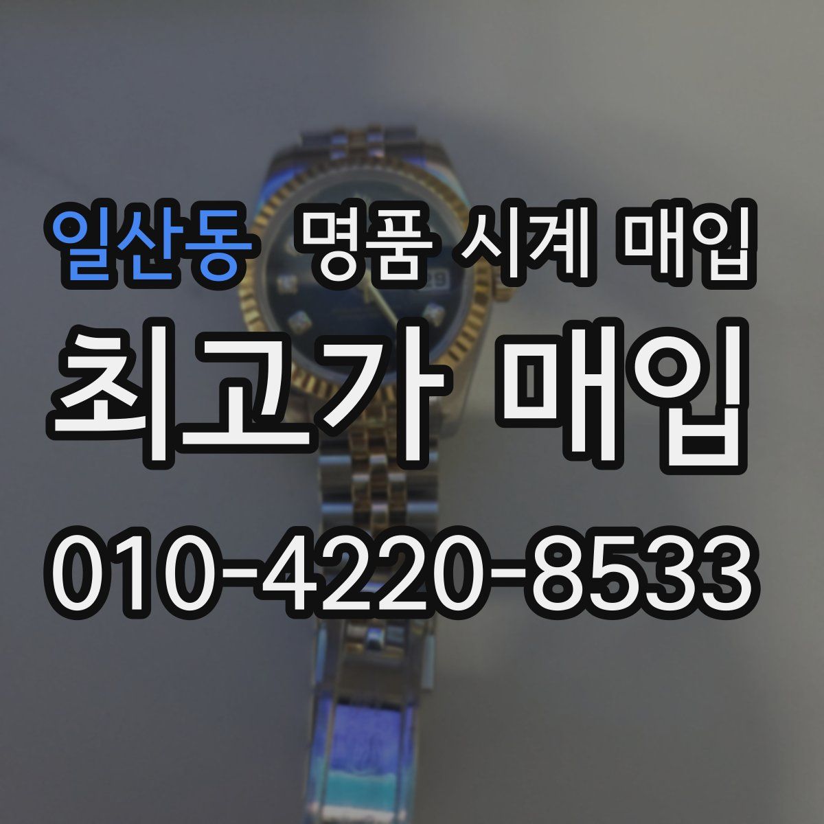 일산동 명품 시계 매입