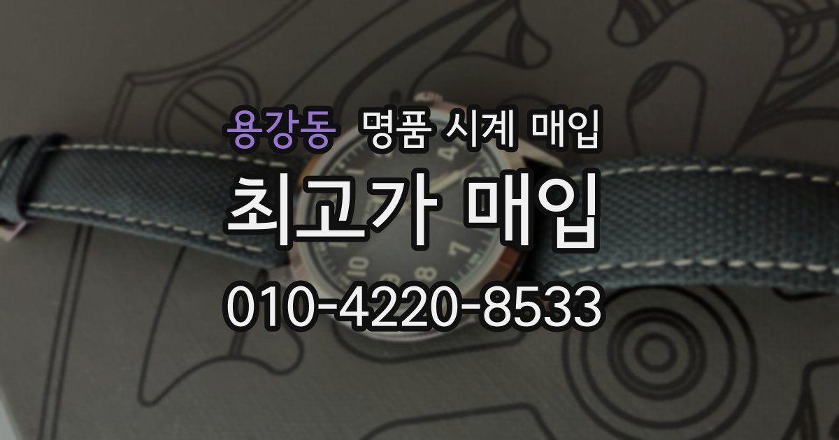 용강동 명품 시계 매입