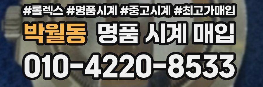 박월동 명품 시계 매입