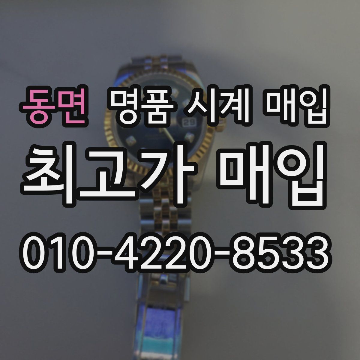 동면 명품 시계 매입