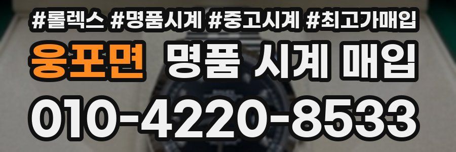 웅포면 명품 시계 매입