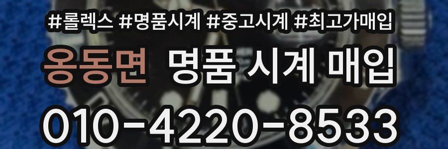 옹동면 명품 시계 매입