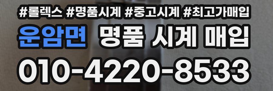 운암면 명품 시계 매입