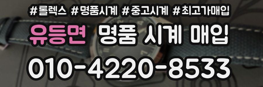 유등면 명품 시계 매입