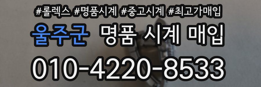 울주군 명품 시계 매입