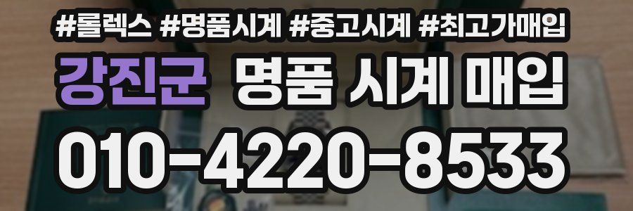 강진군 명품 시계 매입