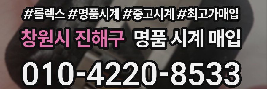 창원시 진해구 명품 시계 매입