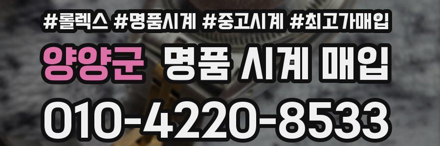 양양군 명품 시계 매입