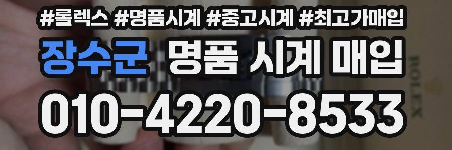 장수군 명품 시계 매입