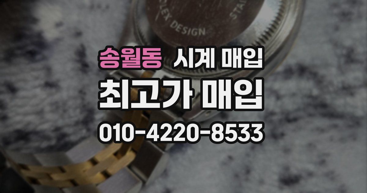 송월동 시계 매입