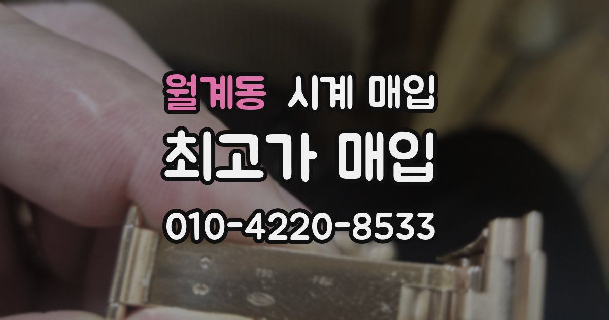 월계동 시계 매입