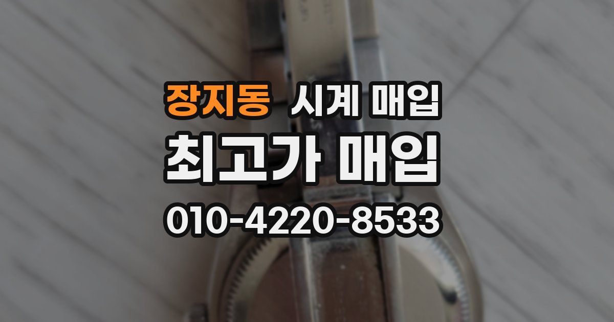 장지동 시계 매입