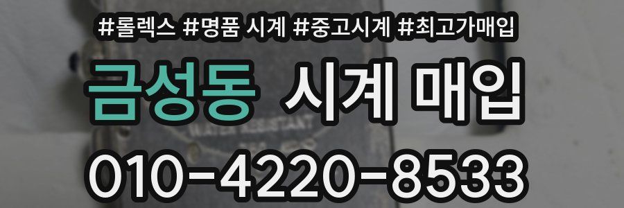 금성동 시계 매입
