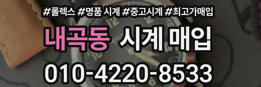 내곡동 시계 매입