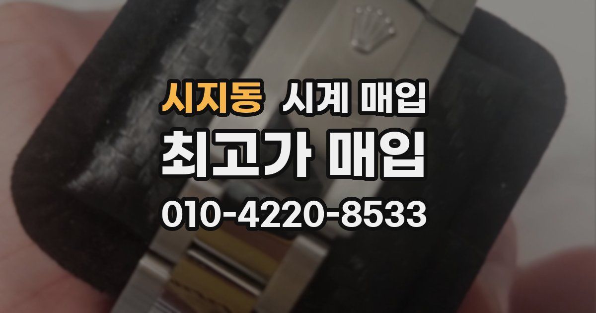 시지동 시계 매입