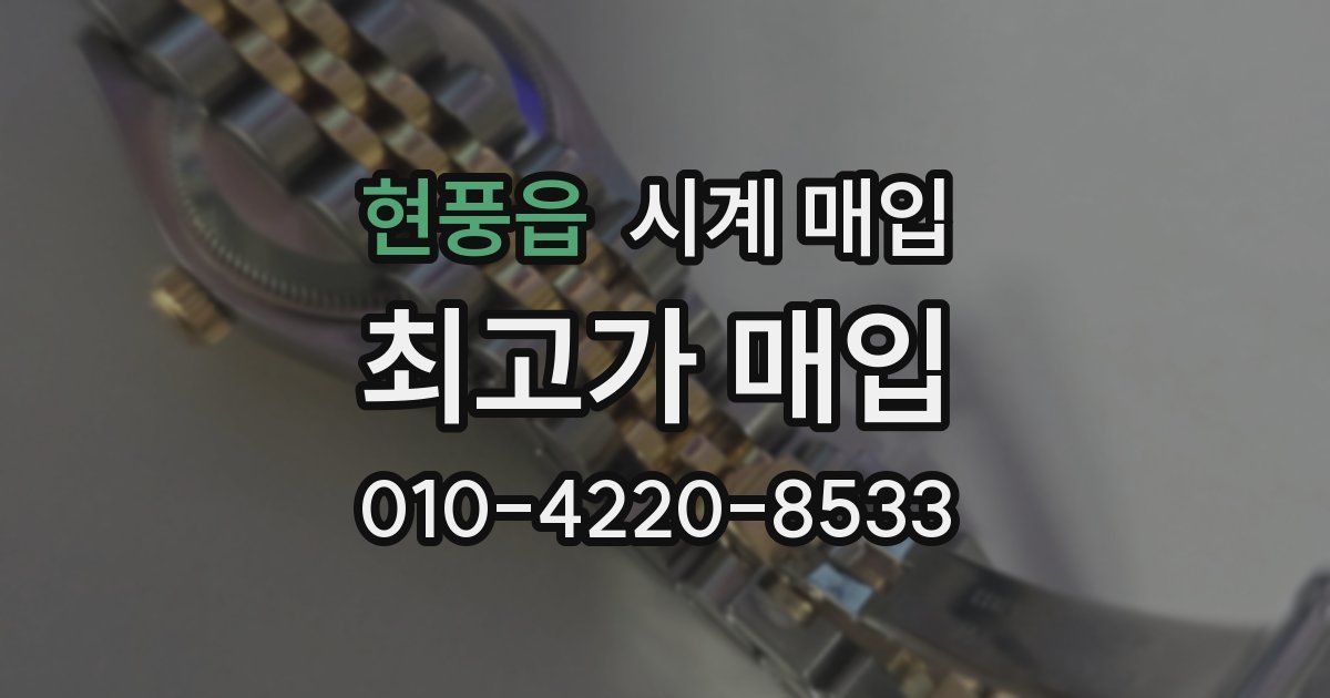현풍읍 시계 매입