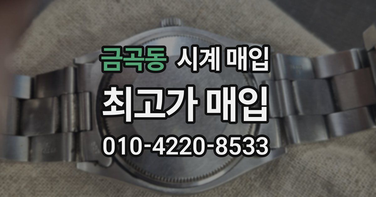 금곡동 시계 매입