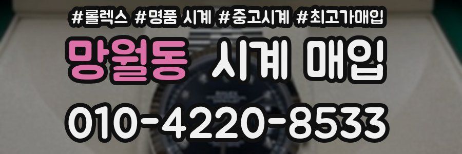 망월동 시계 매입