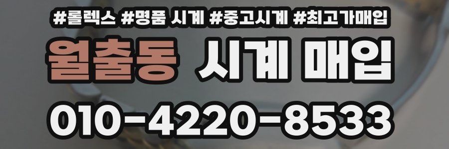 월출동 시계 매입