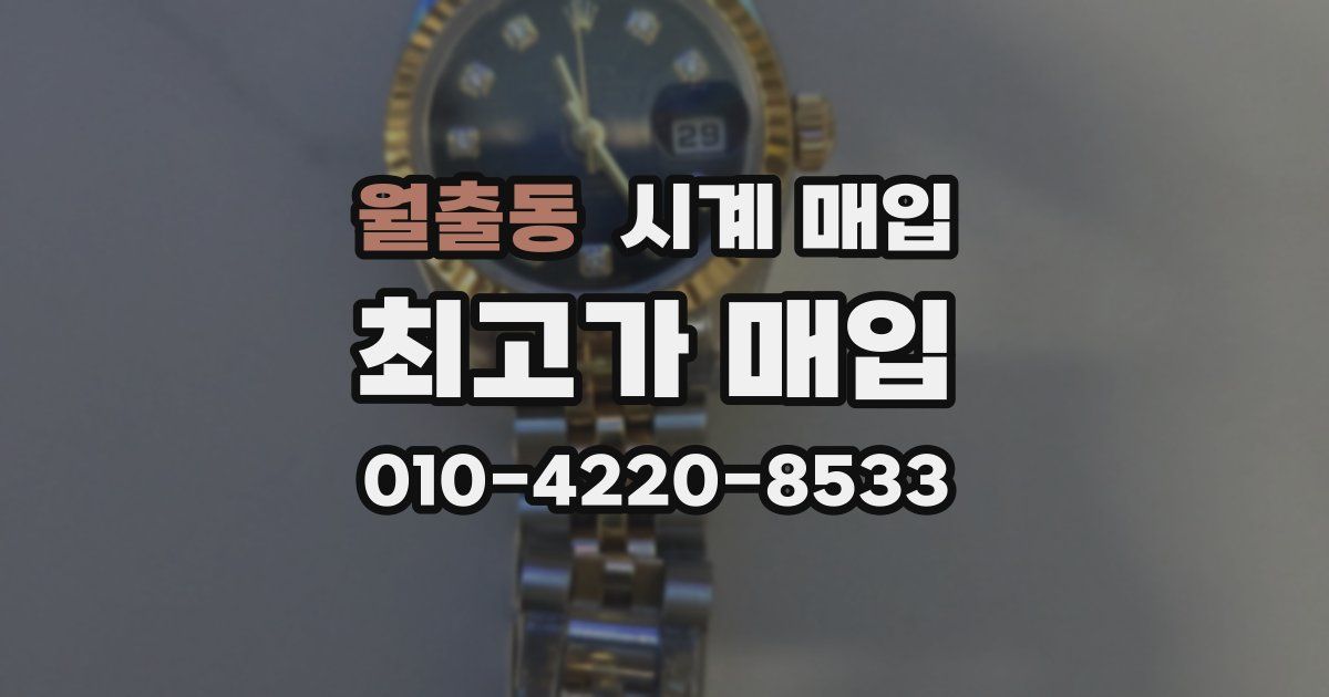 월출동 시계 매입