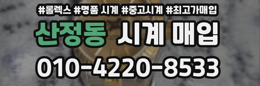 산정동 시계 매입