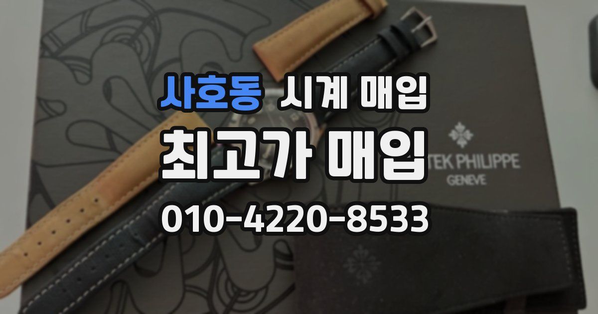 사호동 시계 매입