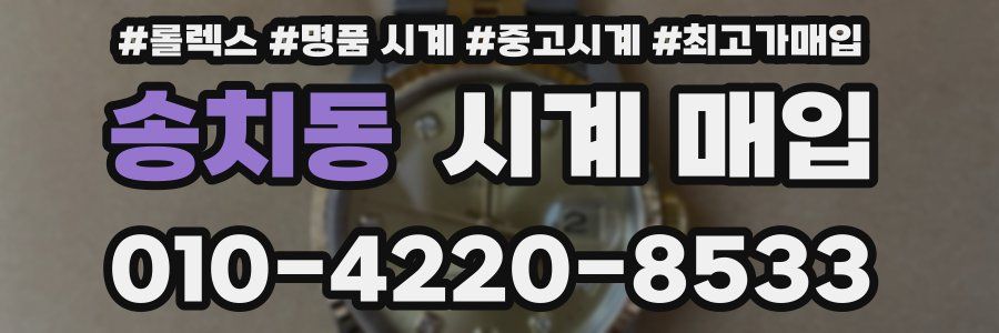 송치동 시계 매입