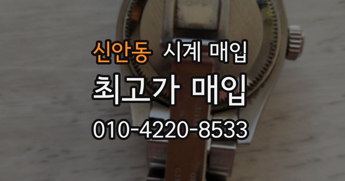 신안동 시계 매입