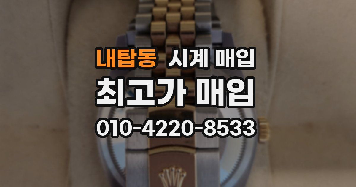 내탑동 시계 매입