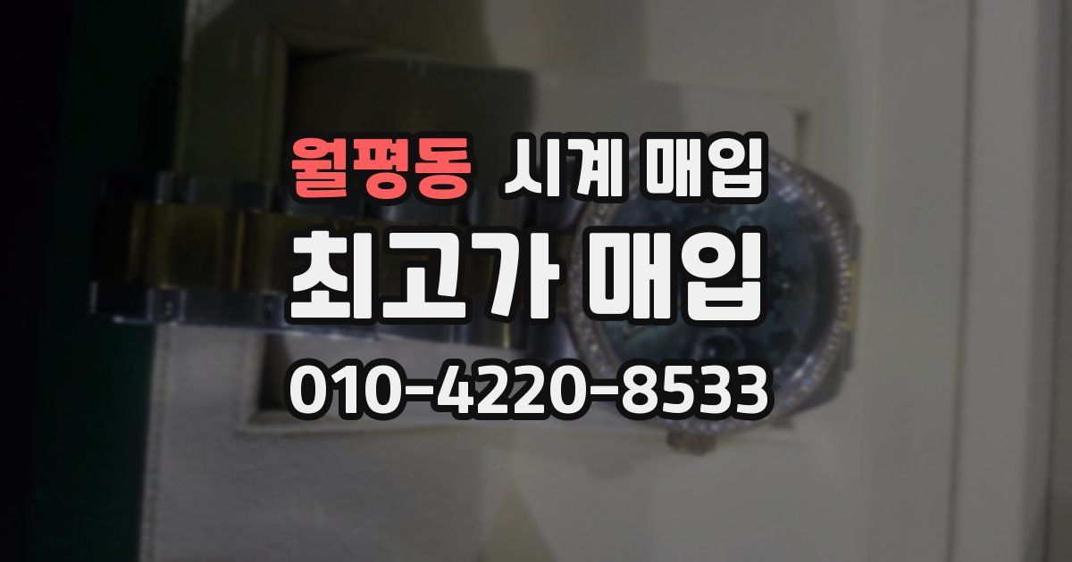 월평동 시계 매입